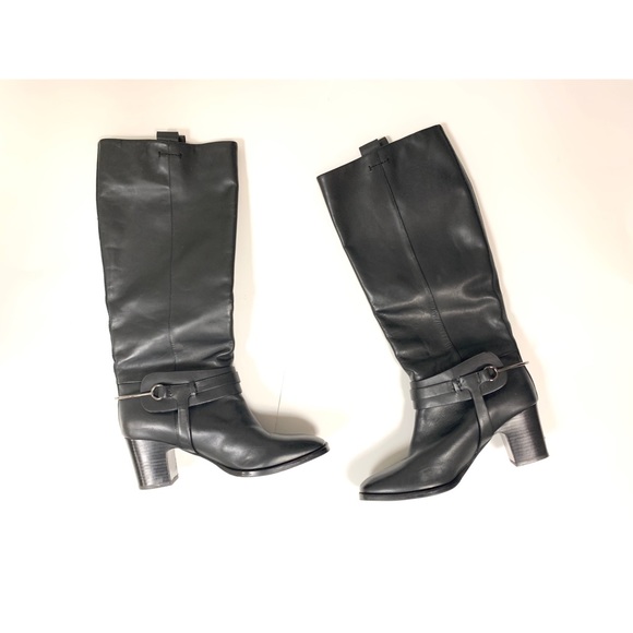 VINCE CAMUTO Signature Black Tazmin Riding Boots - Picture 5 of 10